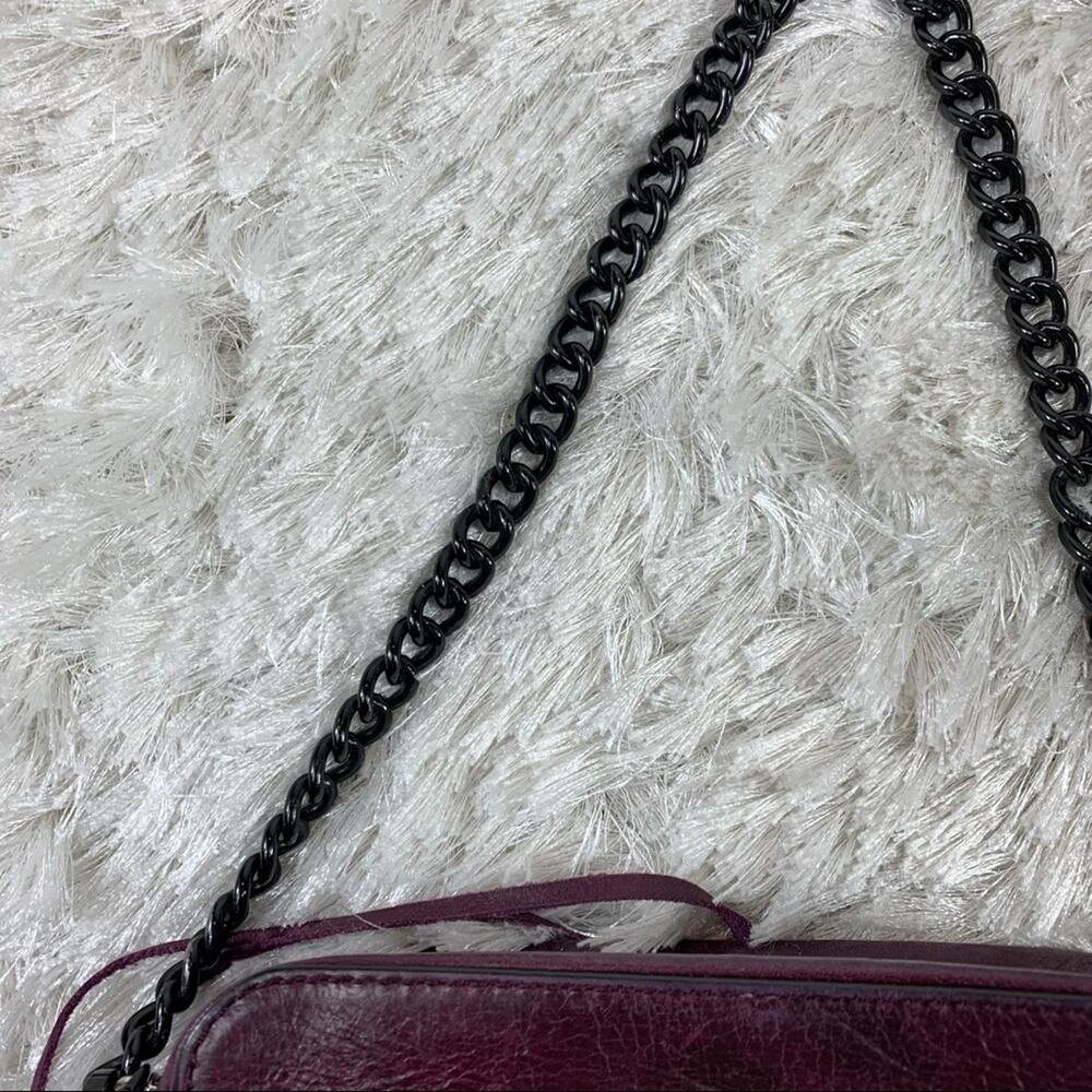 Rebecca Minkoff Reagan Camera Crossbody Bag Wine - Picture 8 of 8